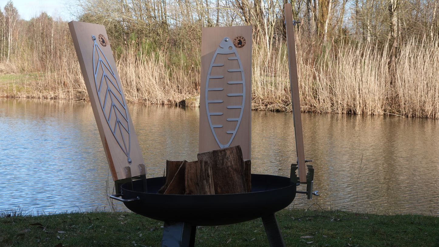 Flammlachs Bretthalter KROKO