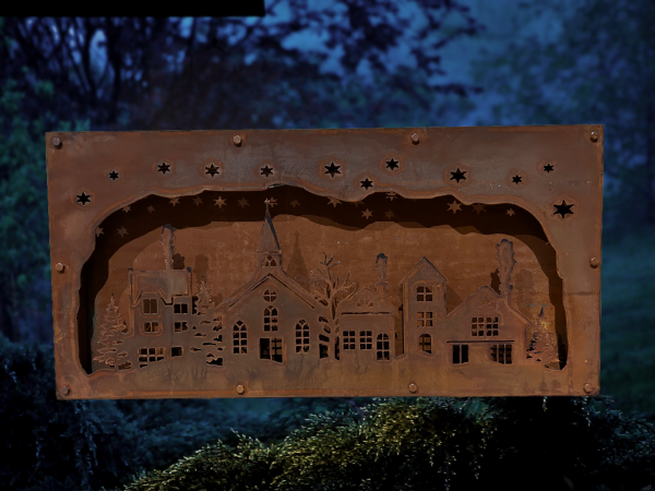 Stele beleuchtbar Dorf