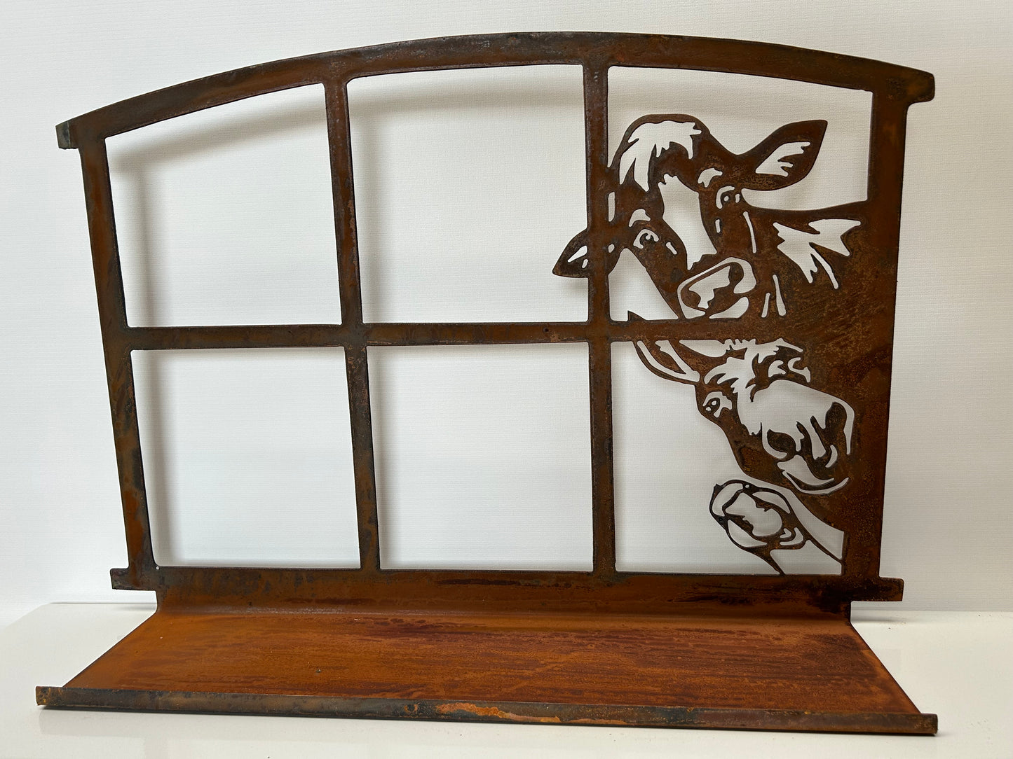 Stallfenster Kuh Esel Gans - Dekofenster aus Metall