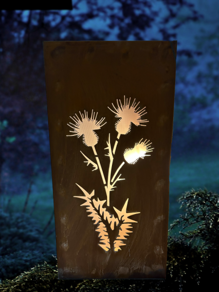Stele beleuchtbar DISTEL Larissa - sehr dekorativ