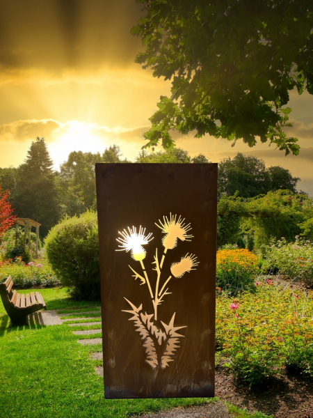 Stele beleuchtbar DISTEL Larissa - sehr dekorativ