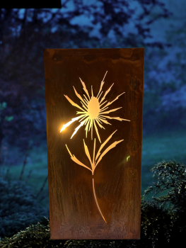 Stele beleuchtbar Distel LISA - sehr dekorativ