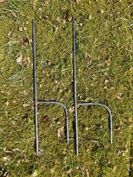 Hingucker Stele Sichtschutz BAMBUS IM SONNENUNTERGANG