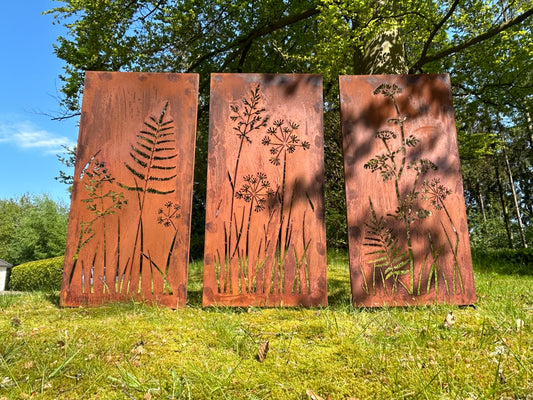 Stelen Sichtschutz WIESE - mit neuen Motiven - insgesamt 9 Motive!!!