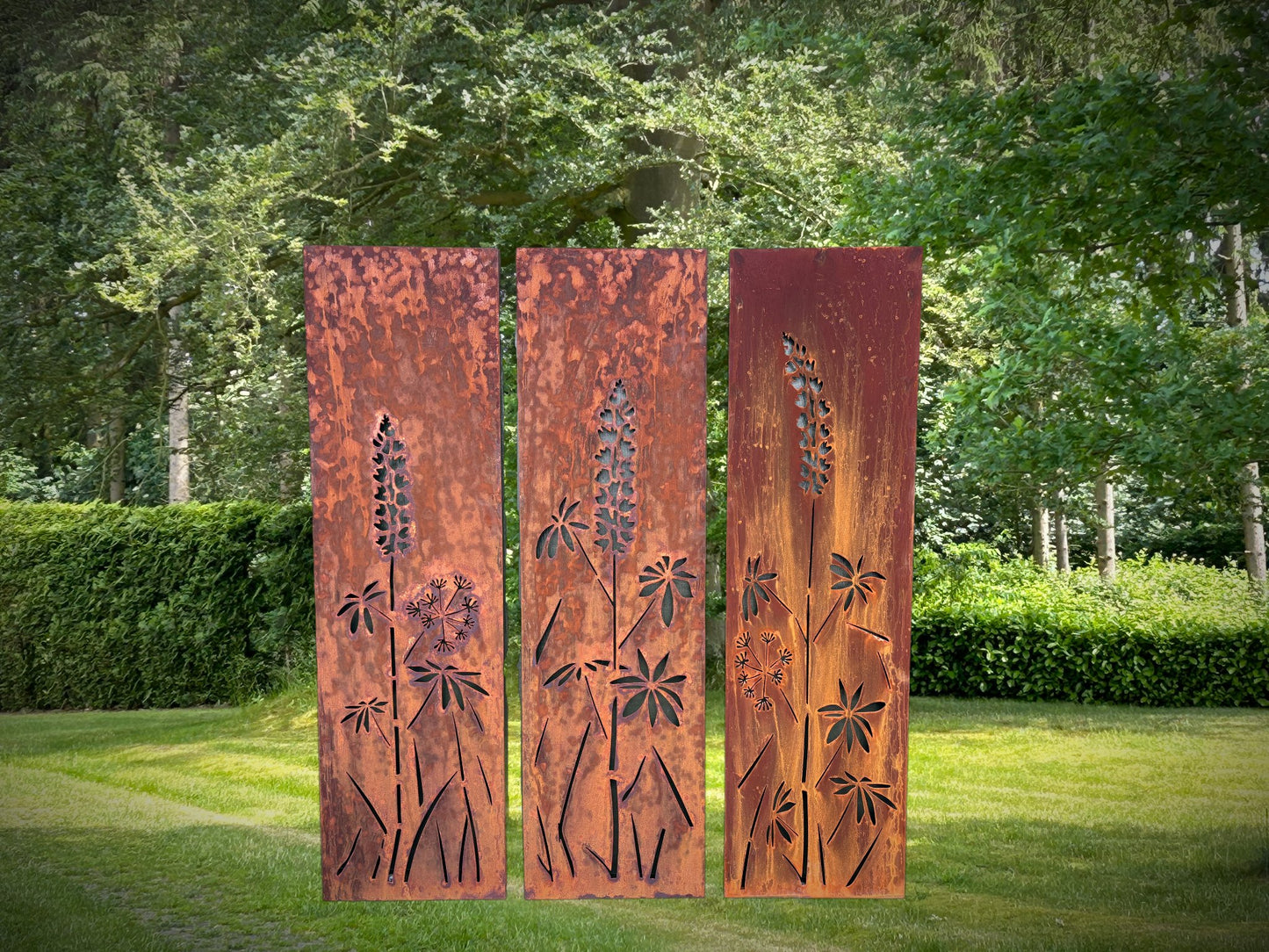 HINGUCKER Stelenset Wiese Lupine 2teilig oder 3teilig Blickfang