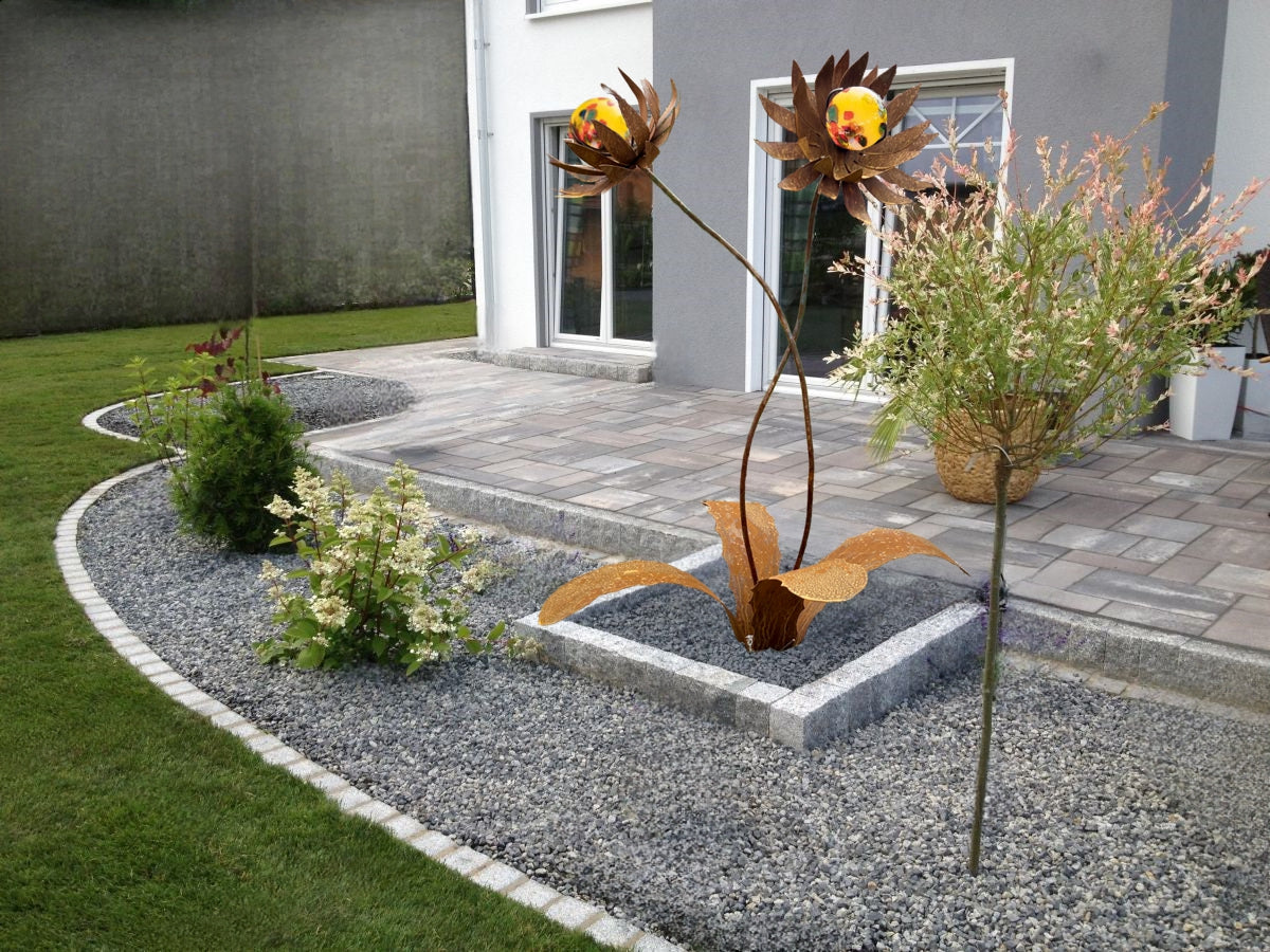 Metallblume LISSY XXL ca. 200cm - Hingucker