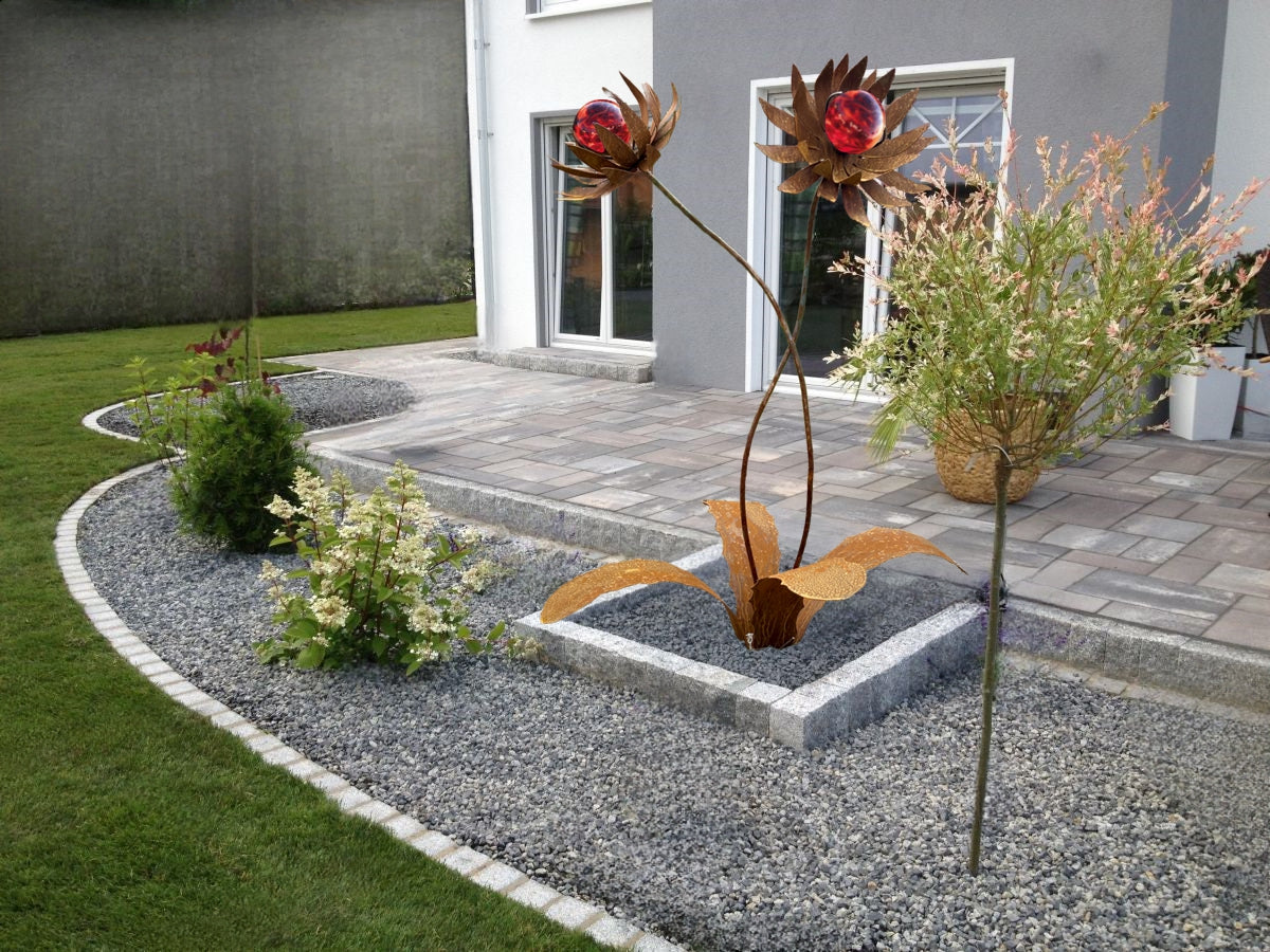 Metallblume LISSY XXL ca. 200cm - Hingucker