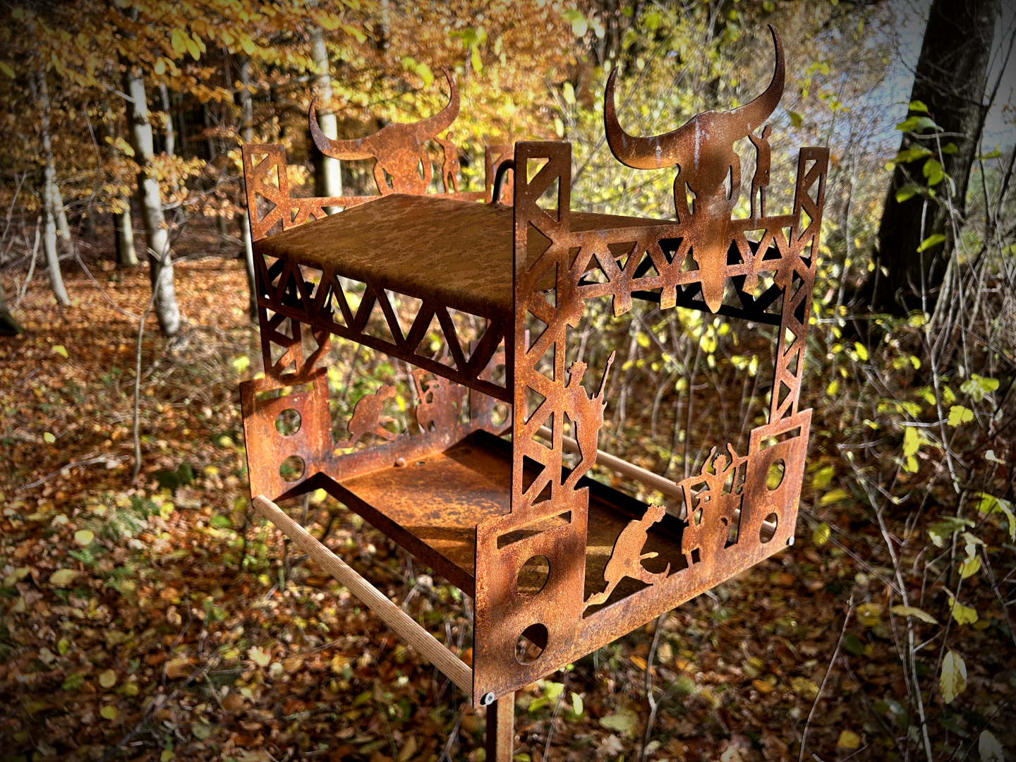 OPEN AIR Vogelhäuschen Vogelfutterhäuschen Vogelhaus Mega cool Handarbeit aussergewöhnlich