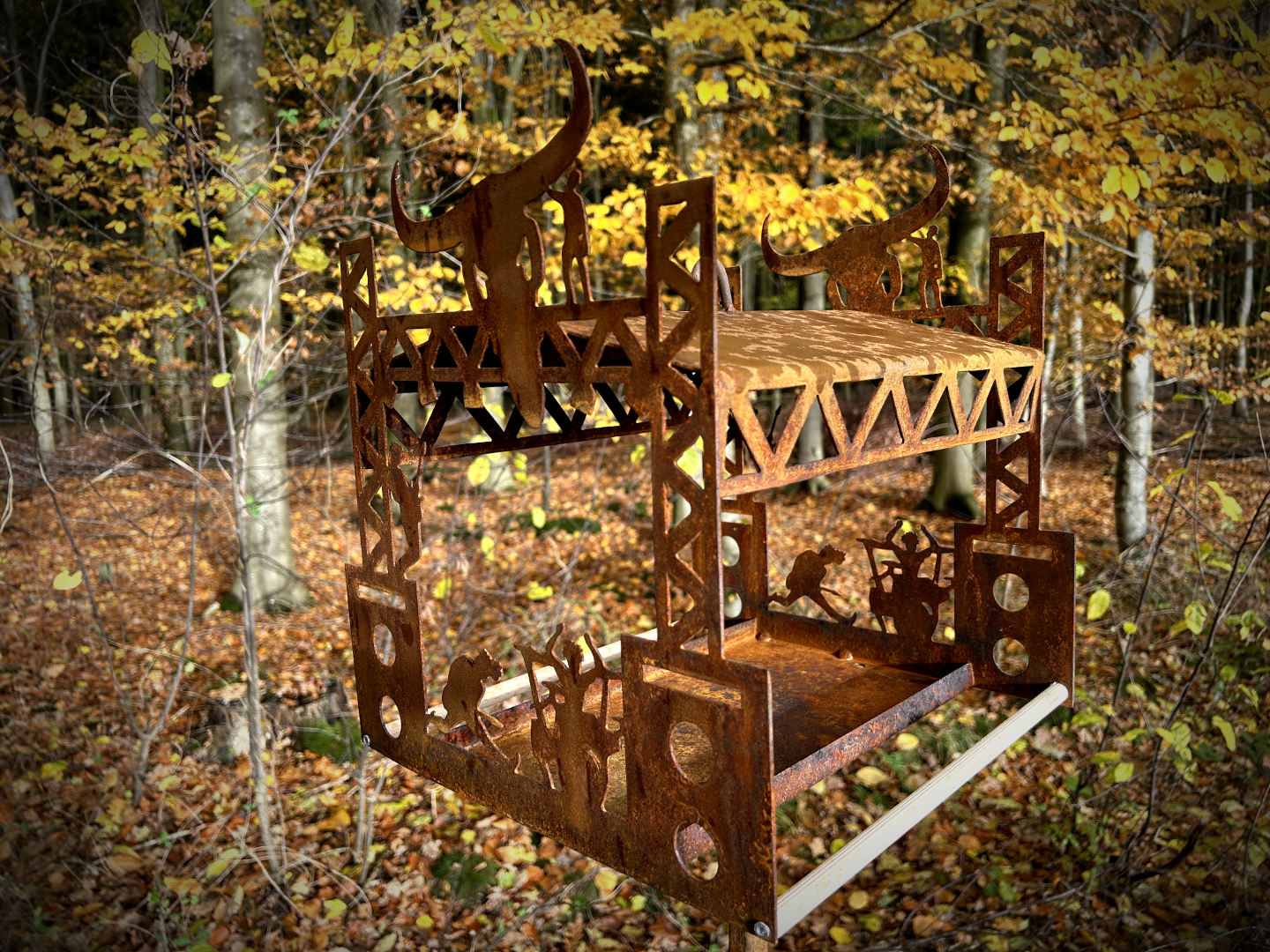 OPEN AIR Vogelhäuschen Vogelfutterhäuschen Vogelhaus Mega cool Handarbeit aussergewöhnlich