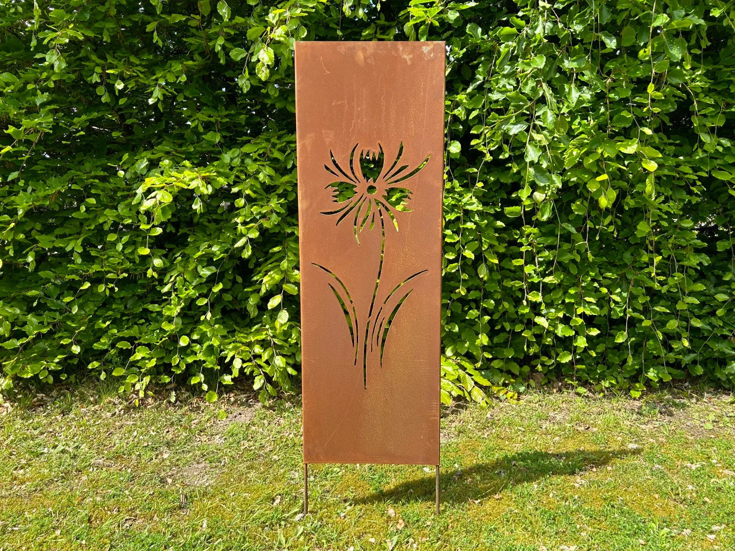 Beetstecker KORNBLUME handgefertigt! ca. 120cm groß
