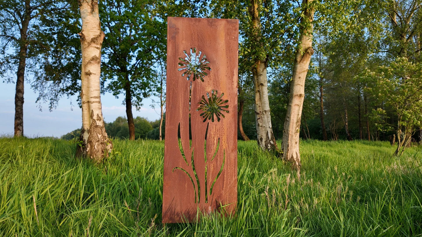Beetstecker PUSTEBLUME handgefertigt! ca. 120cm groß