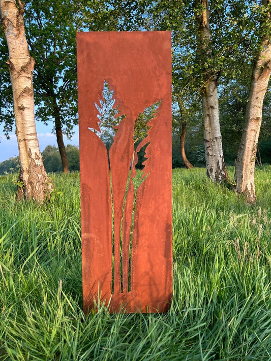 Beetstecker Wildes Gras handgefertigt!  ca. 120 groß Gartenstecker