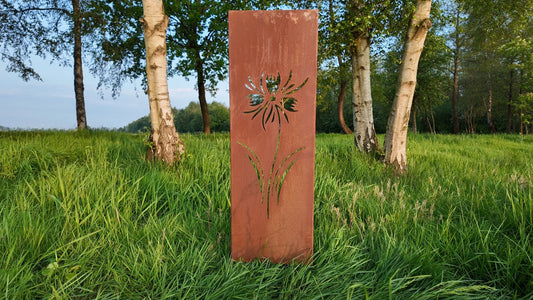 Beetstecker KORNBLUME handgefertigt!  ca. 120cm groß