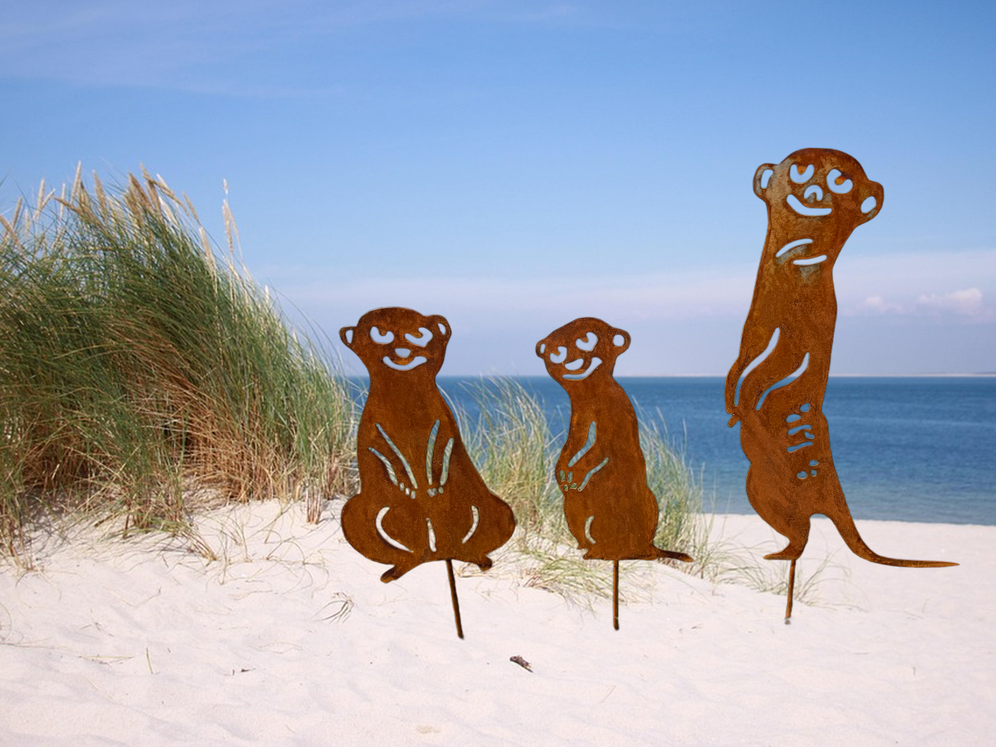 Beetstecker Erdmännchen Otto, Paul und Siggi