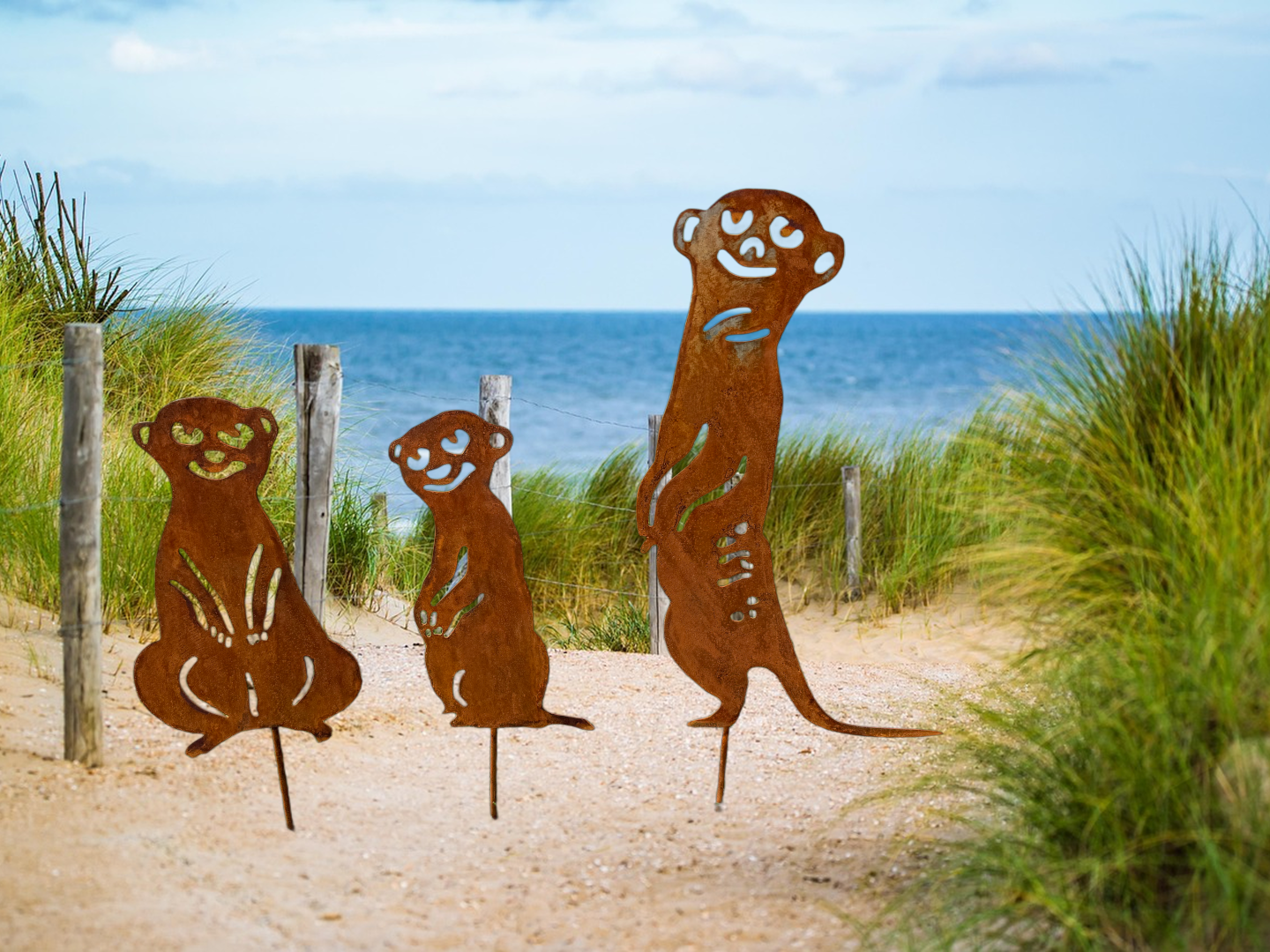 Beetstecker Erdmännchen Otto, Paul und Siggi