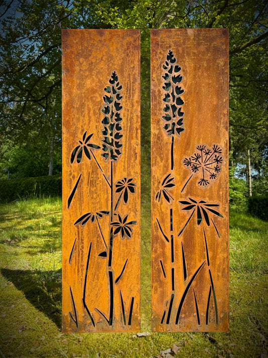 HINGUCKER Stelenset Wiese Lupine 2teilig oder 3teilig Blickfang