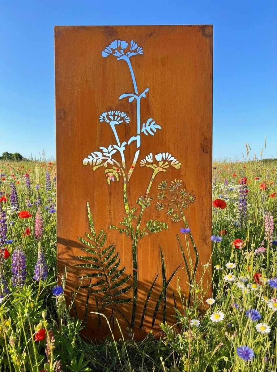 Stelen Sichtschutz Motivreihe WIESE - mit neuen Motiven - insgesamt 12 verschiedene Motive!!!