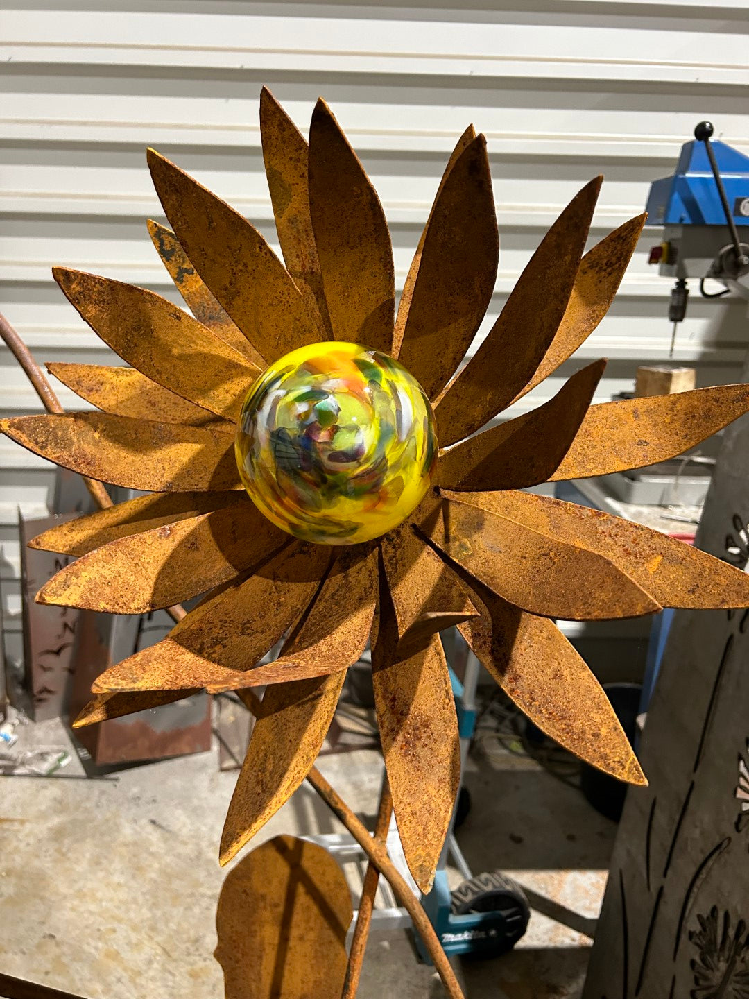 Metallblume LISSY XXL ca. 200cm - Hingucker