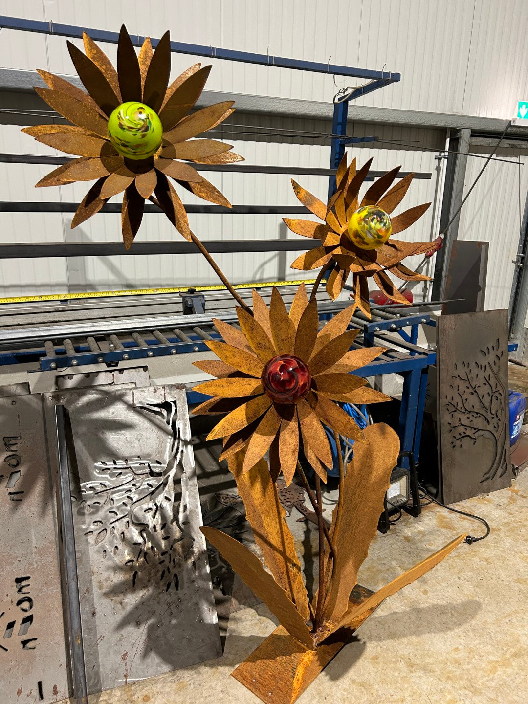 Metallblume LISSY XXL ca. 200cm - Hingucker