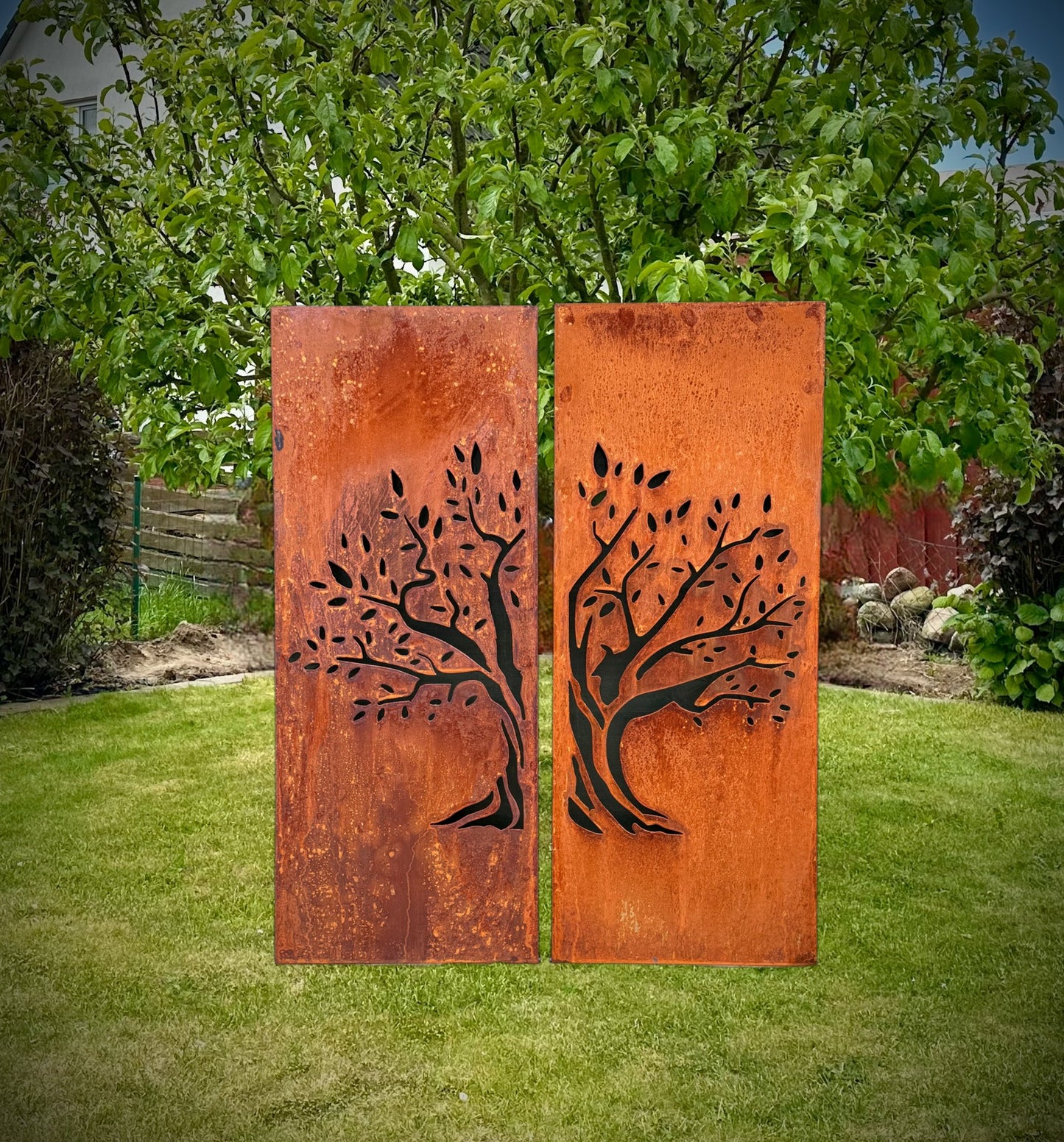 HINGUCKER Stelenset BAUM 2teilig Blickfang
