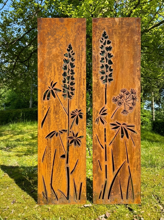 HINGUCKER Stelenset Wiese Lupine 2teilig oder 3teilig Blickfang