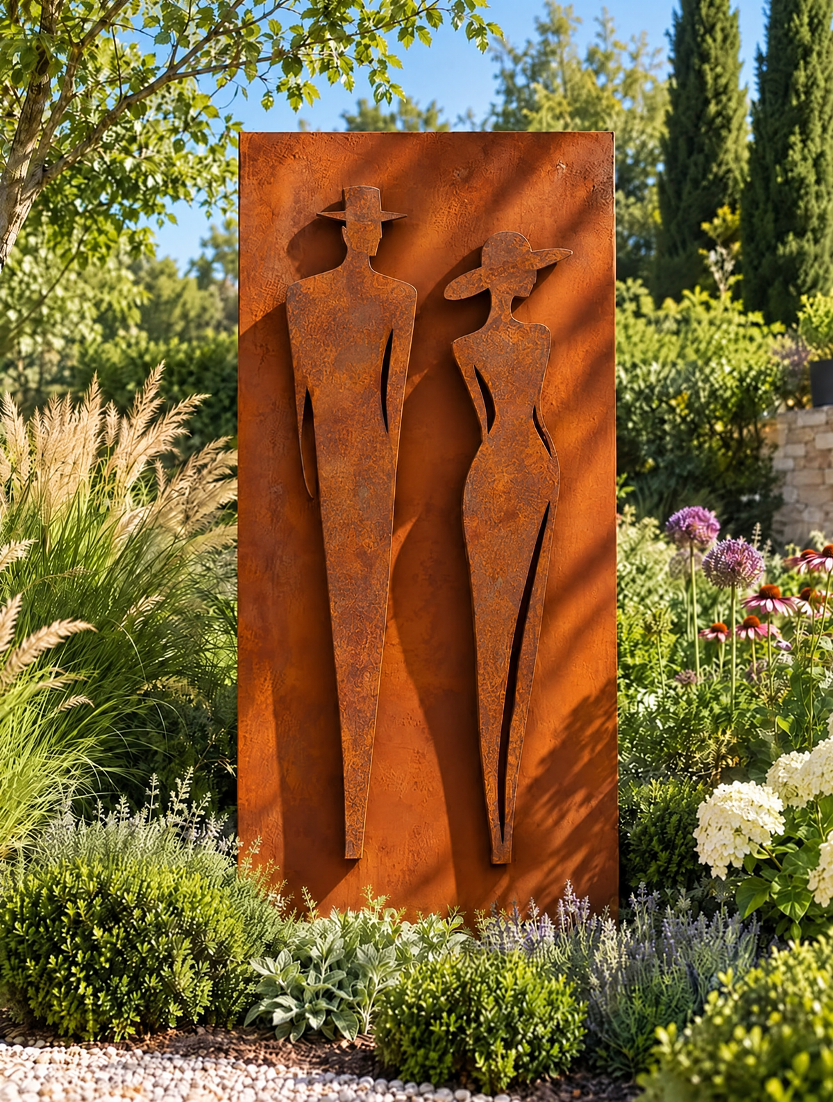 Hingucker Stele Sichtschutz ELEGANZ