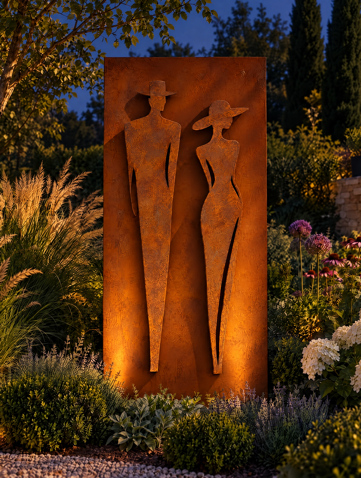 Hingucker Stele Sichtschutz ELEGANZ