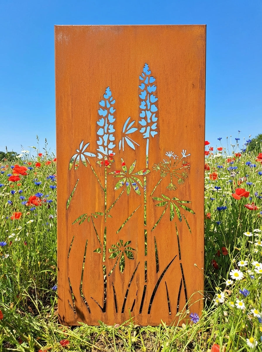 Stelen Sichtschutz Motivreihe WIESE - mit neuen Motiven - insgesamt 12 verschiedene Motive!!!