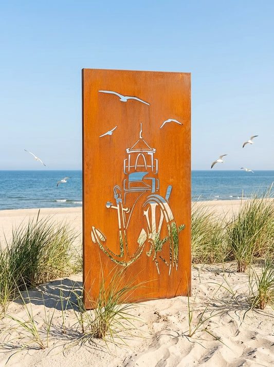 Stele Anker Leuchtturm Schiffslenker