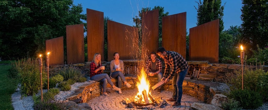 Hingucker Stele Sichtschutz THE ROCKS