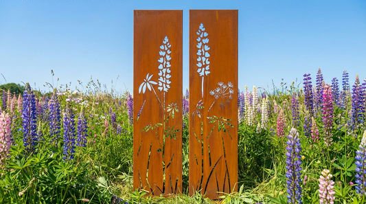 HINGUCKER Stelenset Wiese Lupine 2teilig oder 3teilig Blickfang